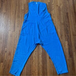 Free People Movement Whats Up Onesie Jumpsuit in Baltic Blue Size S